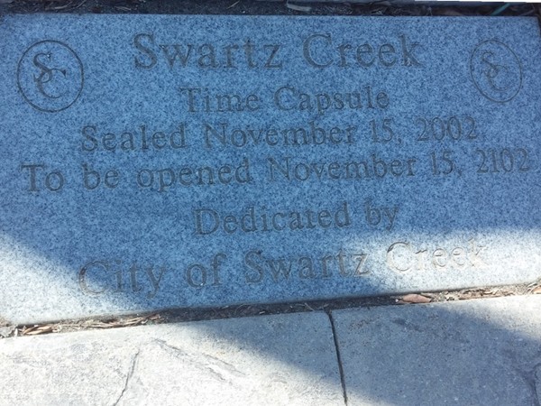 Swartz Creek Time Capsule, Downtown Swartz Creek, MI