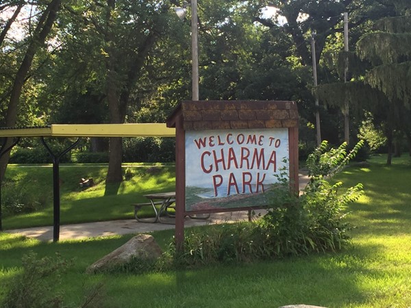 Charma Park has a playground and disc golf course just north of town 