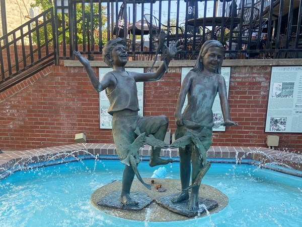 Kids at Heart fountain in Downtown Lee’s Summit