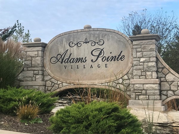 Front entrance of Adams Pointe Village