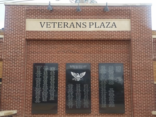 Memorial Plaza honors our Veterans 