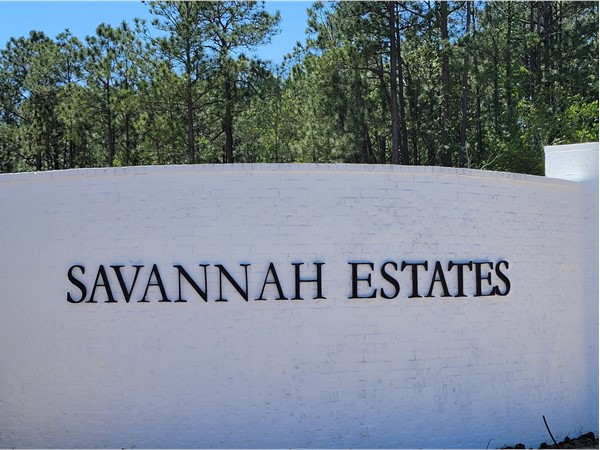 New subdivision in northern Ocean Springs, with low maintenance yards and inviting porches