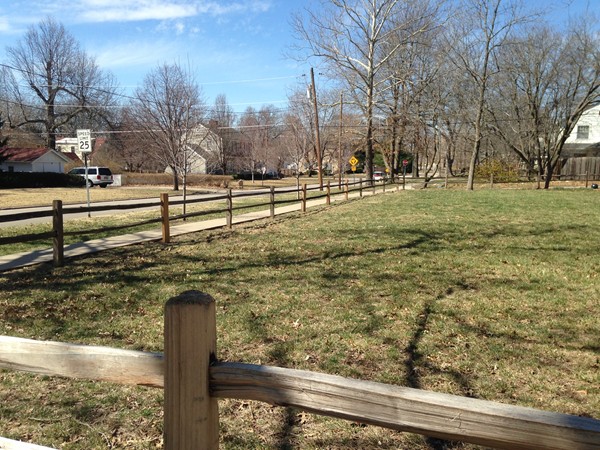 Wood fence in University Place neighborhood