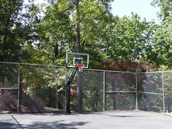 Basketball courts at the Knolls