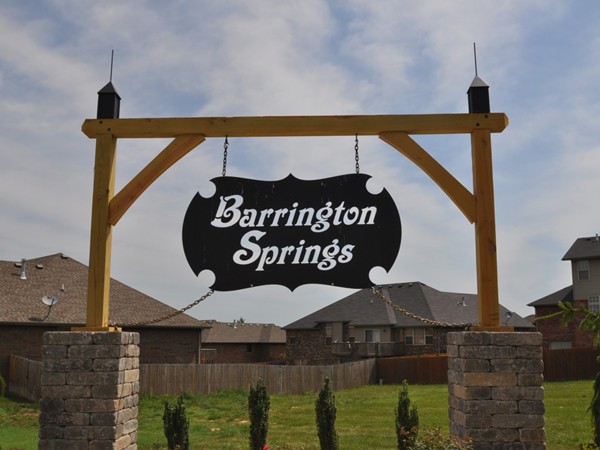 Barrington Springs Subdivision in Ozark Missouri