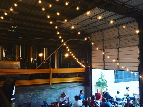 Second Line Brewing - the city's newest craft brewery + a great place to hang on a Friday night