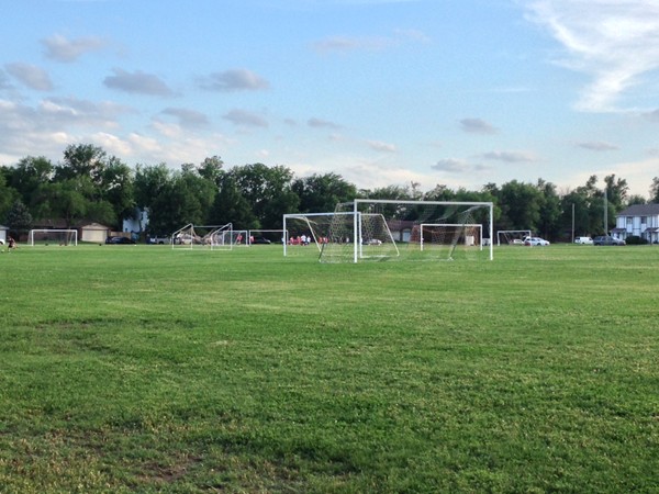 The soccer fields at Redbud Park offer a great facility for youths to practice and compete