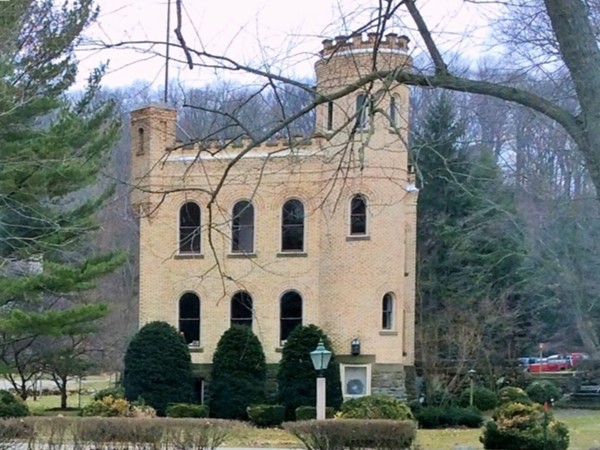 Michael Schwarz's 1890 brick, turreted castle-style house, serves as a community center