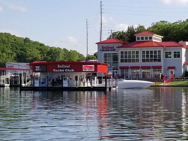 Redhead Yacht Club is a popular waterfront restaurant in Osage Beach