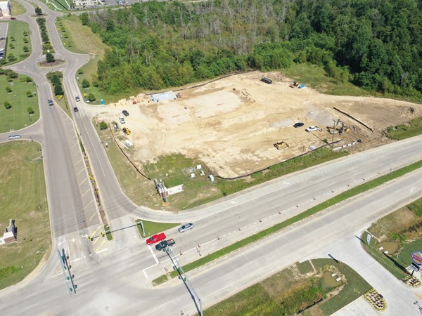Racetrac currently under construction 