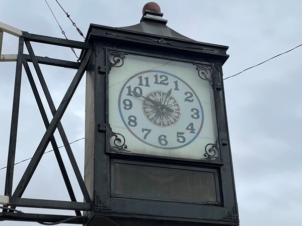 Beautiful Historic clock in Downtown Nowata 