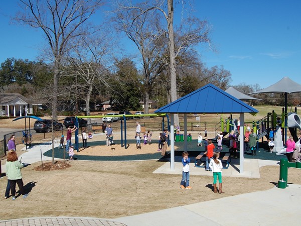 The Webb Park Playground is fun for all ages