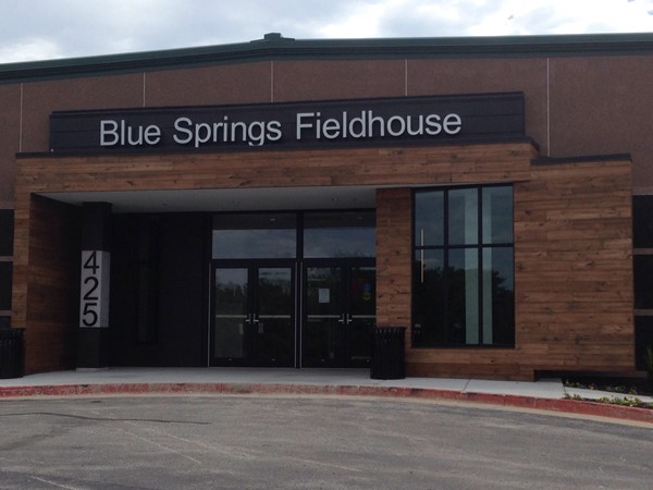 Public entrance for the new Blue Springs Fieldhouse 