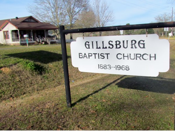 Gillsburg Baptist Church founded in 1883