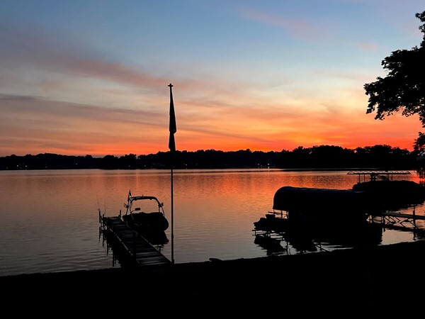 Sunrise on Lobdell Lake 