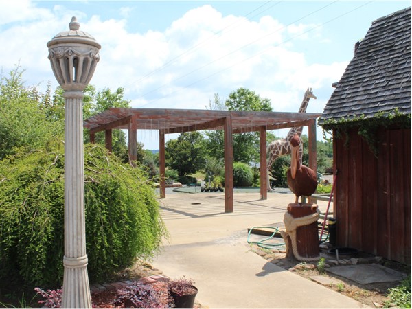The Thomas Nursery & Feed Pavilion features many unique displays and items