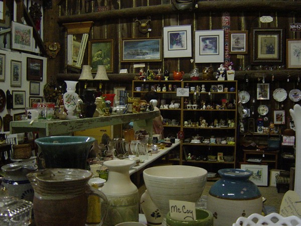 The Red Barn Antique shop is a great place to find antiques and treasures