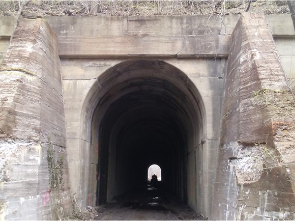 Built in 1903-04, the 441 foot long Vale tunnel is part of the now inactive Rock Island RR Line