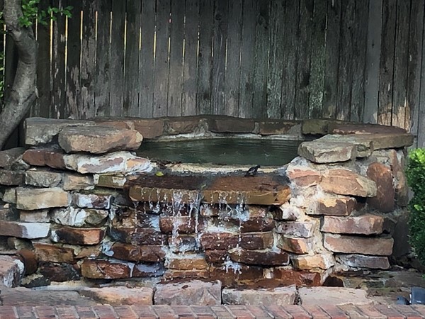 Adding a water feature to your backyard gives you an extra step of beauty 