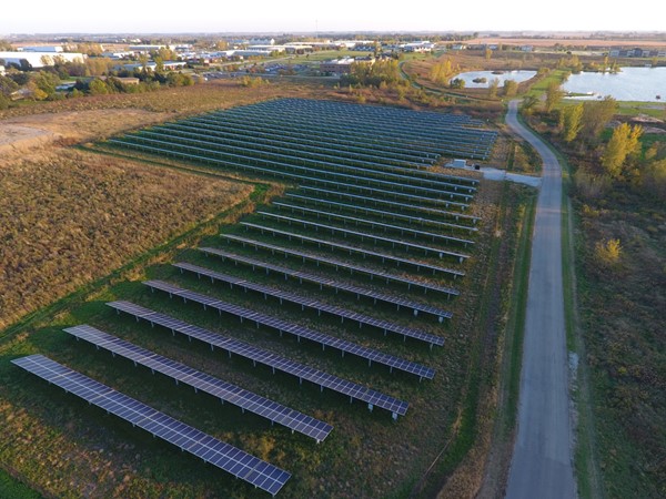 CFU (Cedar Falls Utilities) is going solar! Every year CFU goes a little greener 