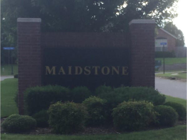 Maidstone is another great subdivision in Bentonville
