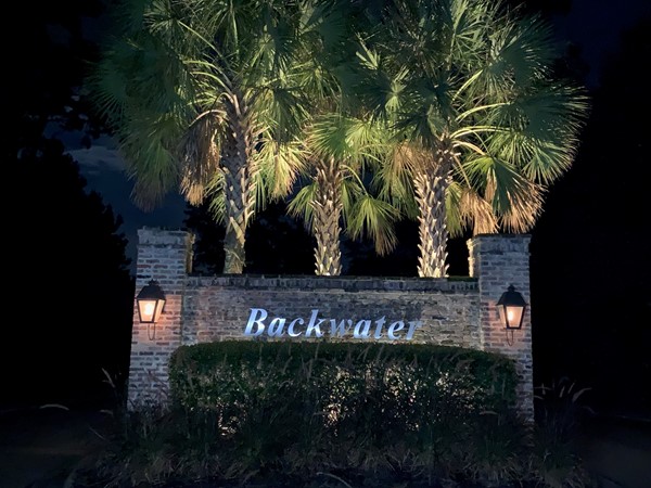 Backwater entrance