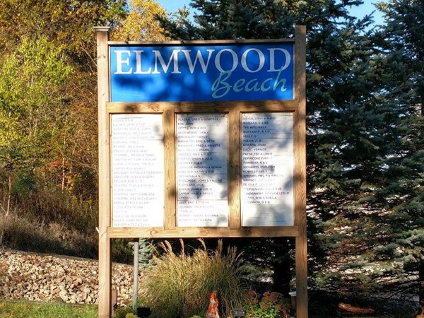 Elmwood Beach community of Gun Lake