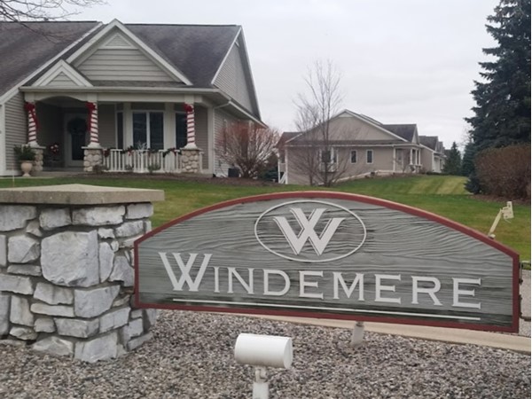 Entrance to the Windemere subdivision