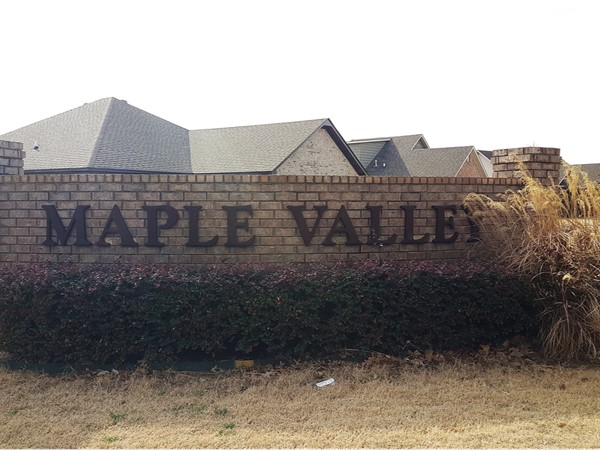 Maple Valley subdivision in the Valley View School District