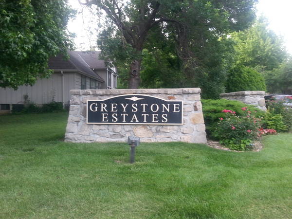 Greystone Estates Subdivision Entryway