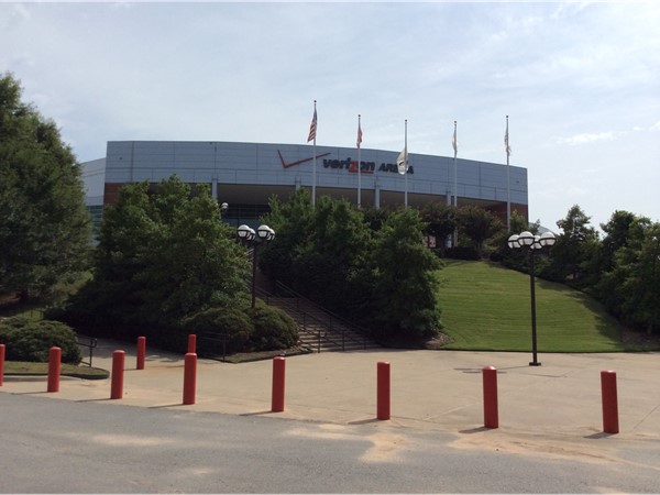 Verizon Arena in North Little Rock. The arena is Little Rock's main entertainment center