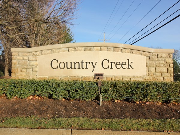 Welcome to Country Creek Subdivision
