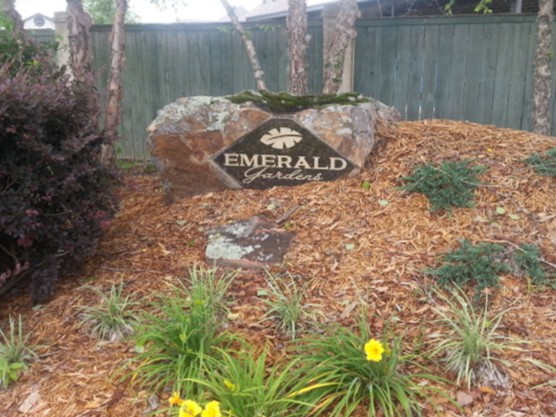 Emerald Gardens boasts newer homes near the center of town