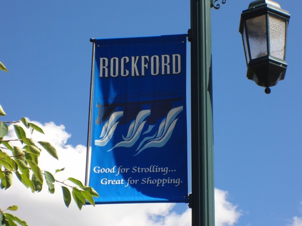 Downtown Rockford banner