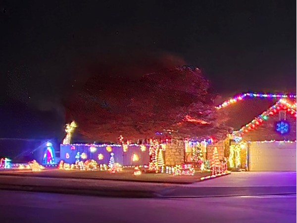 A festive home