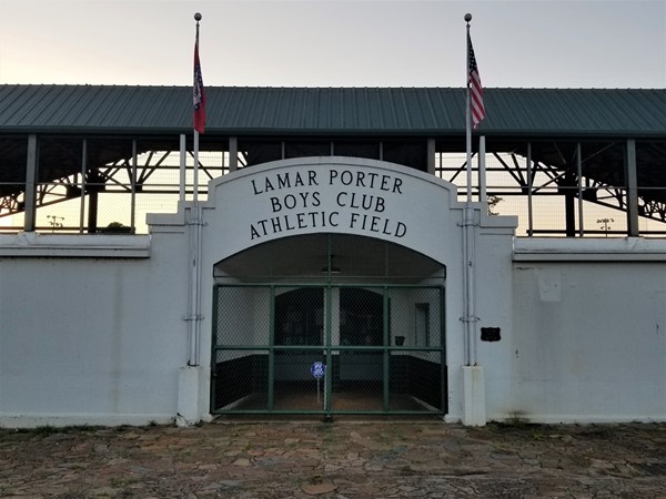 Entrance to Lamar Porter Field in Capitol View - Stifft Station, c. August 2019