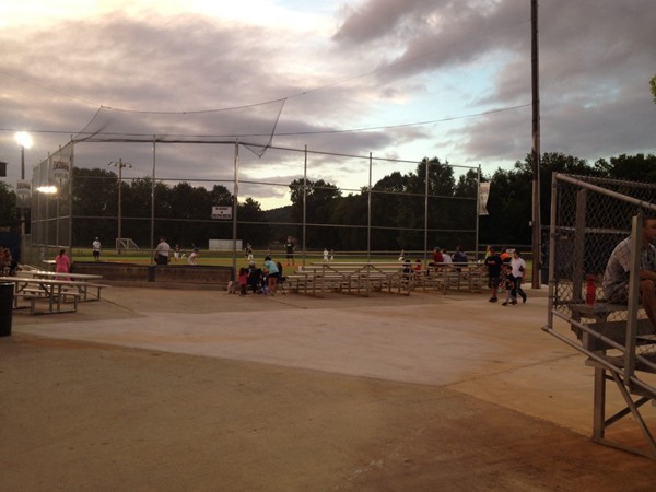 View of ball game at McGucken Park