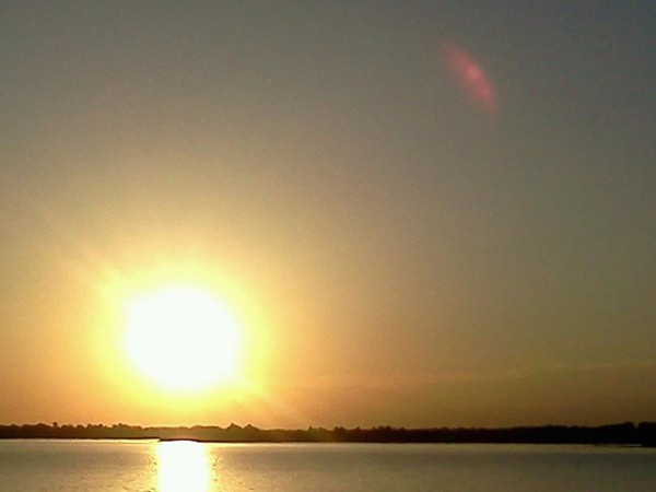 Sunrise at Smithville Lake. 