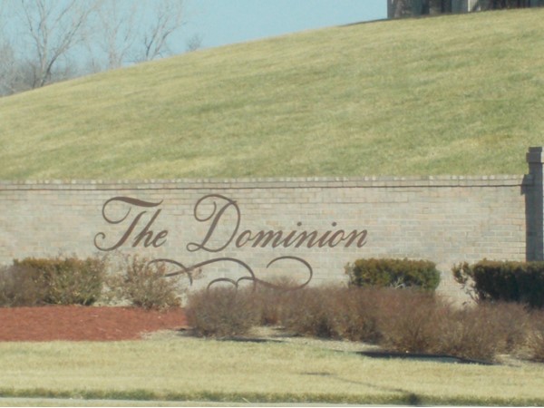 The Dominion community entrance