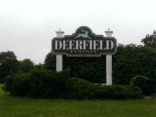 The subdivision of Deerfield East near New Mark Middle School