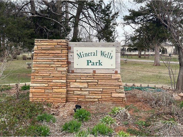 Mineral Wells Park off Division. A great place for a picnic or fishing one of the two ponds