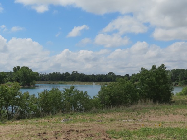 One of the few lots left in Blue Lake, a boating lake in Wichita,  near I-235.