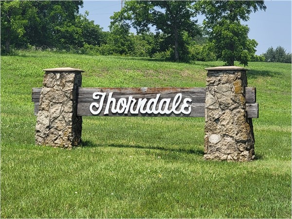Thorndale is a peaceful residential area with spacious homes and manicured lawns
