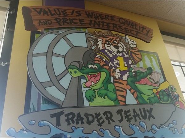 Mural at Trader Joe's at Acadian and Perkins