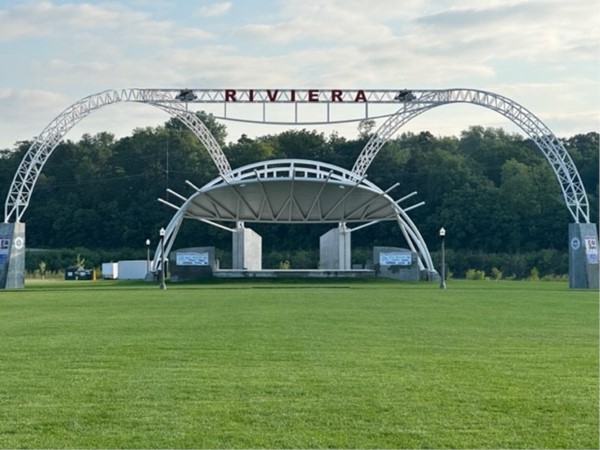 Riviera stage at Riverview Park is a great place for live music on the Des Moines River