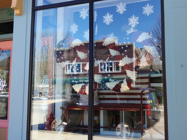 Check out Nifty Things in Suttons Bay for great Northern Michigan gifts and fun window displays