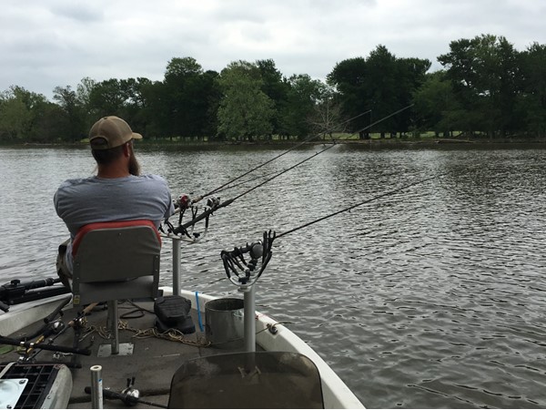 The crappie are biting on Sans Bois Creek in Haskell County
