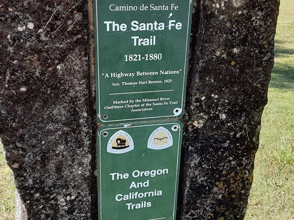 The Santa Fe Trail was established in 1822. It ran 869 miles