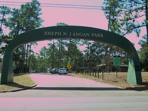 Langan Park is open to the public.  Located on Ziegler Blvd near University Blvd.