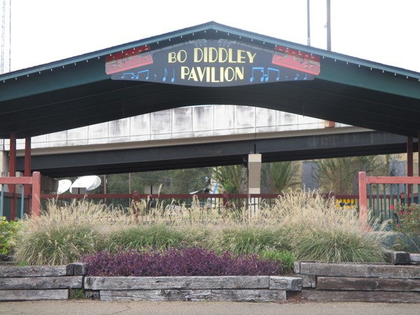 The Pavilion in the Depot District, named in honor of Bo Diddley